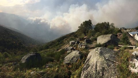Incendio en Os Ancares