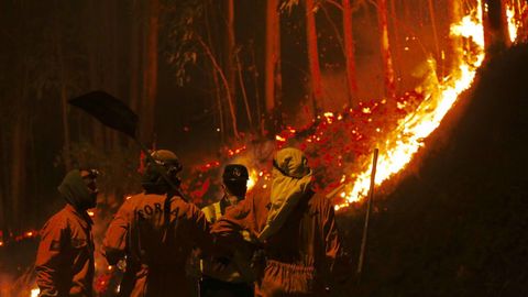 Incendio en Coruxo