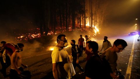 Incendio en Coruxo