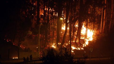 Incendio en Coruxo