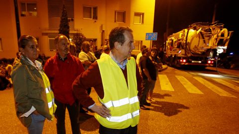 El alcalde de Vigo Abel Caballero, en la zona de Coruxo.