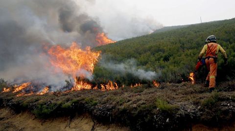 Incendios en Asturias