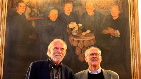 Barry C. Barish y Rainer Weiss, en el hotel de la Reconquista de Oviedo