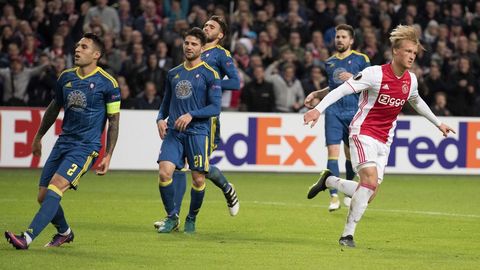 206 - Ajax-Celta (3-2) de Europa League el 3 de noviembre del 2016