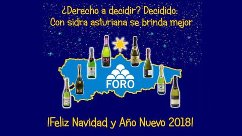 Felicitacin navidea de Foro Asturias