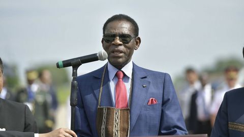 Teodoro Obiang, en una imagen de archivo, est en el poder desde 1979, cuando derroc a su to Francisco Macas con un golpe de Estado, y es actualmente el presidente que ms tiempo lleva en el poder en el mundo.