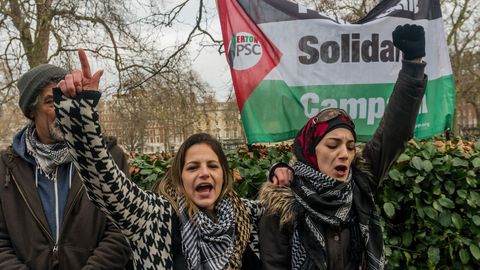 Protestas por el encarcelamiento de la joven palestina Ahed Tamimi