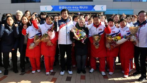 Equipo norcoreano de Hockey