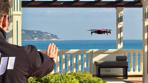 Control de un dron Mavic Air con la mano