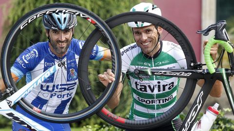 Los ciclistas Veloso y Marque corren para el Oporto y el Sporting de Lisboa, respectivamente