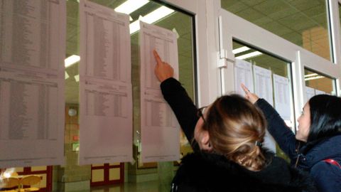 Aspirantes a conseguir una plaza del MIR en Asturias, en una imagen de archivo de 2018