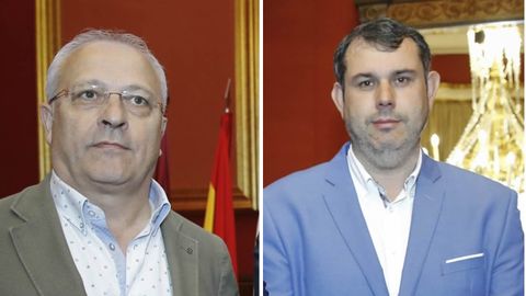 Alcaldes de Oroso, Manuel Mirás (PSOE), y de Ordes, José Luis Martíñez (PP)