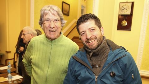 Ricardo Vilas junto a Víctor Lorenzo (derecha), nuevo presidente del Casino