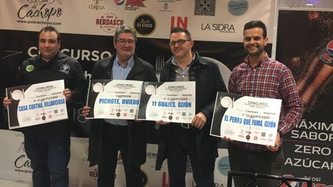 Los cuatro finalistas de la fase regional que irán a la final del Mejor Cachopo de España 2018