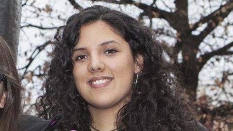 Sara Combarros, miembro de la Comisin Asturiana del 8M