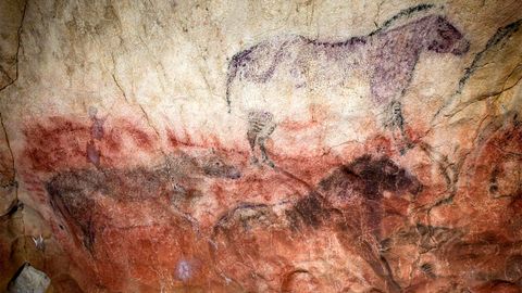 Pinturas rupestres en la cueva de Tito Bustillo