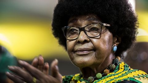 Winnie Mandela, en una imagen de septiembre del 2017