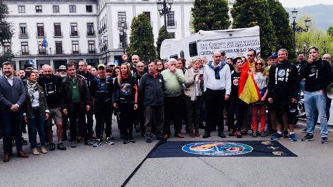 Marcha reivindicativa hacia Madrid de la plataforma Jusapol (Justicia Salarial Policial)