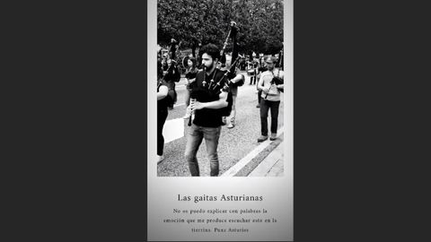Historia de Pelayo Daz sobre las gaitas asturianas