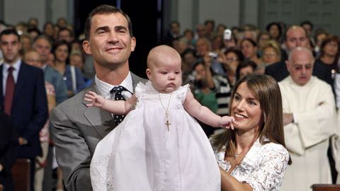 Presentacin de la Infanta Sofa ante la Virgen de Atocha de Madrid