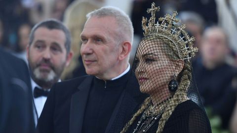 Madonna junto a Jean-Paul Gaultier