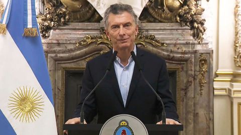 Macri anunció en una comparecencia televisiva el inicio de las negociaciones con el FMI este martes