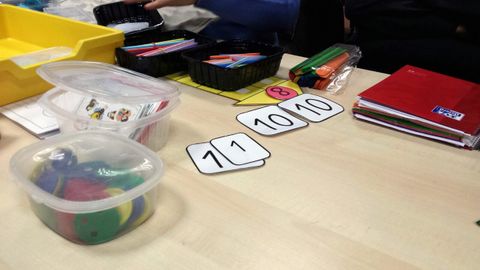 Material para las clases de Matemáticas en Infantil, en el colegio público de Lugo de Llanera
