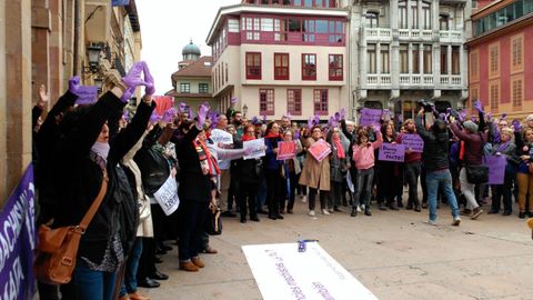 Manifestación feminista 16M en Oviedo