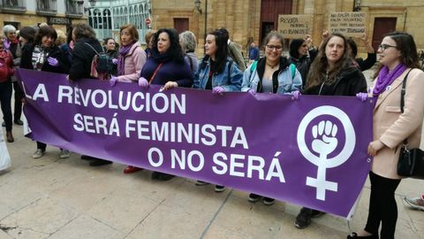 Manifestación feminista 16M en Oviedo