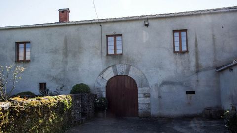 Fachada principal de la casa palacio de Laiosa