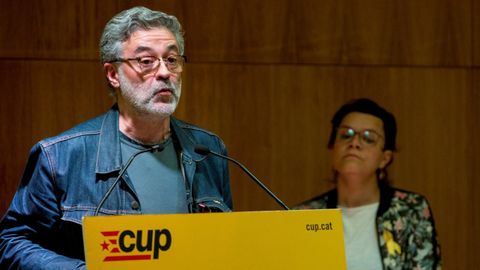 El diputado de la CUP, Carles Riera