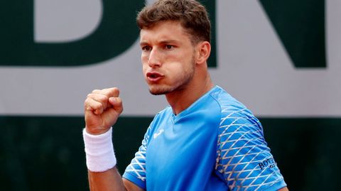 Pablo Carreño celebra un punto