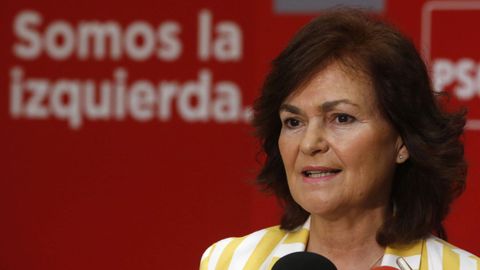 Ministerio de Igualdad, vicepresidenta y ministra de Presidencia y Relaciones con las Cortes: Carmen Calvo