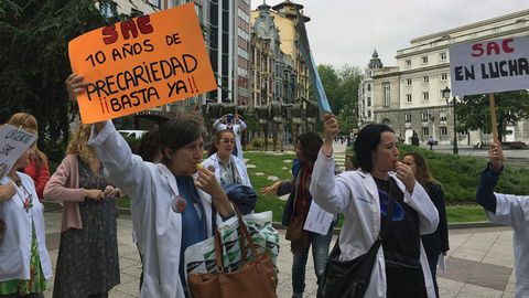 Protesta de médicos SAC