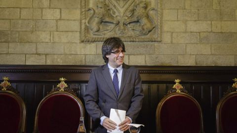 Puigdemont, en su etapa de alcalde de Gerona, en una imagen de archivo