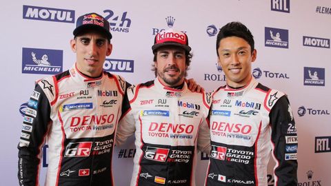 Alonso, Buemi y Nakajima