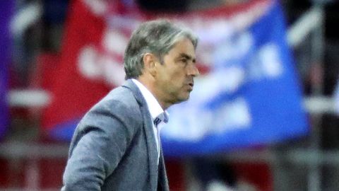 Natxo González, en un partido con el Zaragoza