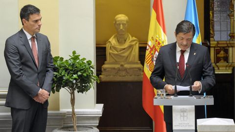 Pedro Sánchez y Javier Fernández