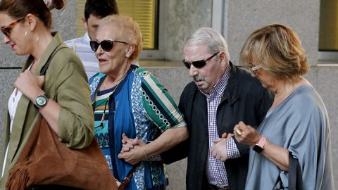 El ex secretario general del sindicato minero SOMA-FITAG-UGT, José Ángel Fernández Villa, a su llegada a los Juzgados de Oviedo, en una imagen de archivo