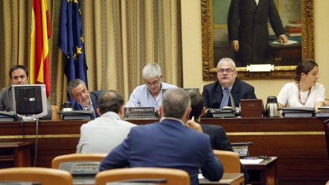 Declaración del maquinista del Alvia accidentado en Santiago, en la comisión de investigación del Congreso de los Diputados