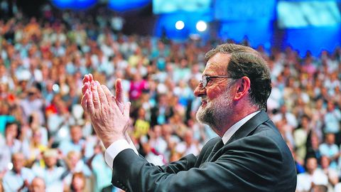 Rajoy reivindic su gestin en su discurso de despedida, sin mencionar los casos de corrupcin