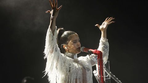 Concierto de Rosalia en Santiago. Fiestas del Apóstol