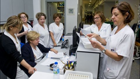 Imagen de archivo de las enfermeras del Hospital de Da de Oncologa en el Materno