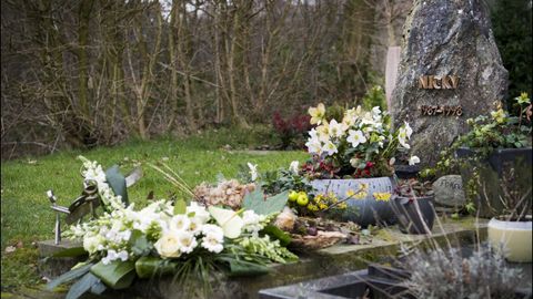 La tumba del pequeo Nicky Verstappen, fallecido en 1998