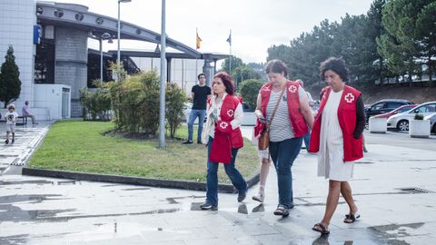Psiclogos de Cruz Roja llegan al hospital de San Agustn para prestar apoyo a familiares y vctimas