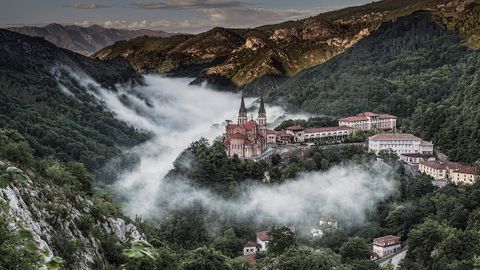 La basílica de Covadonga