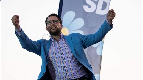 El ultra Akesson en el cierre de campaña