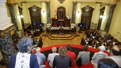Pleno municipal en MAría Pita