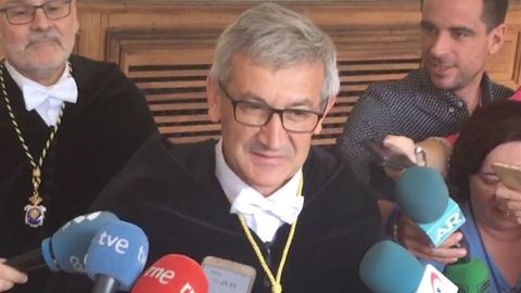 Santiago García Granda, rector de la Universidad de Oviedo