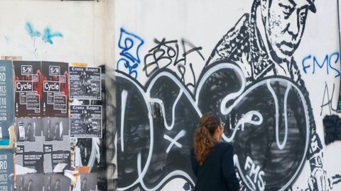 Pintada en A Coruña